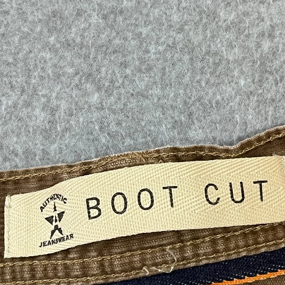 Arizona Jeans Mens 38X34 Brown Bootcut Mid Rise Faded Y2K‎ Corduroy